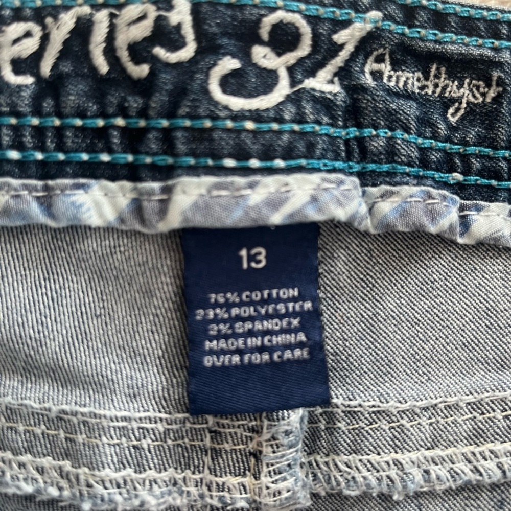 Amethyst Jeans Boot Cut in Medium Wash Juniors Size 13 - Picture 8 of 15